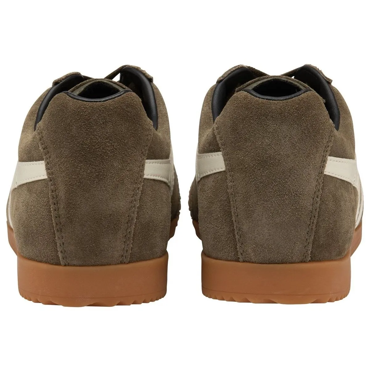 Baskets mode Gola harrier suede vert