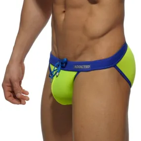 Bikini Sexy taille basse - jaune - ADDICTED : vente slip de bain ho...