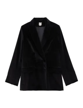 Blazer coupe droite en coton Ezio