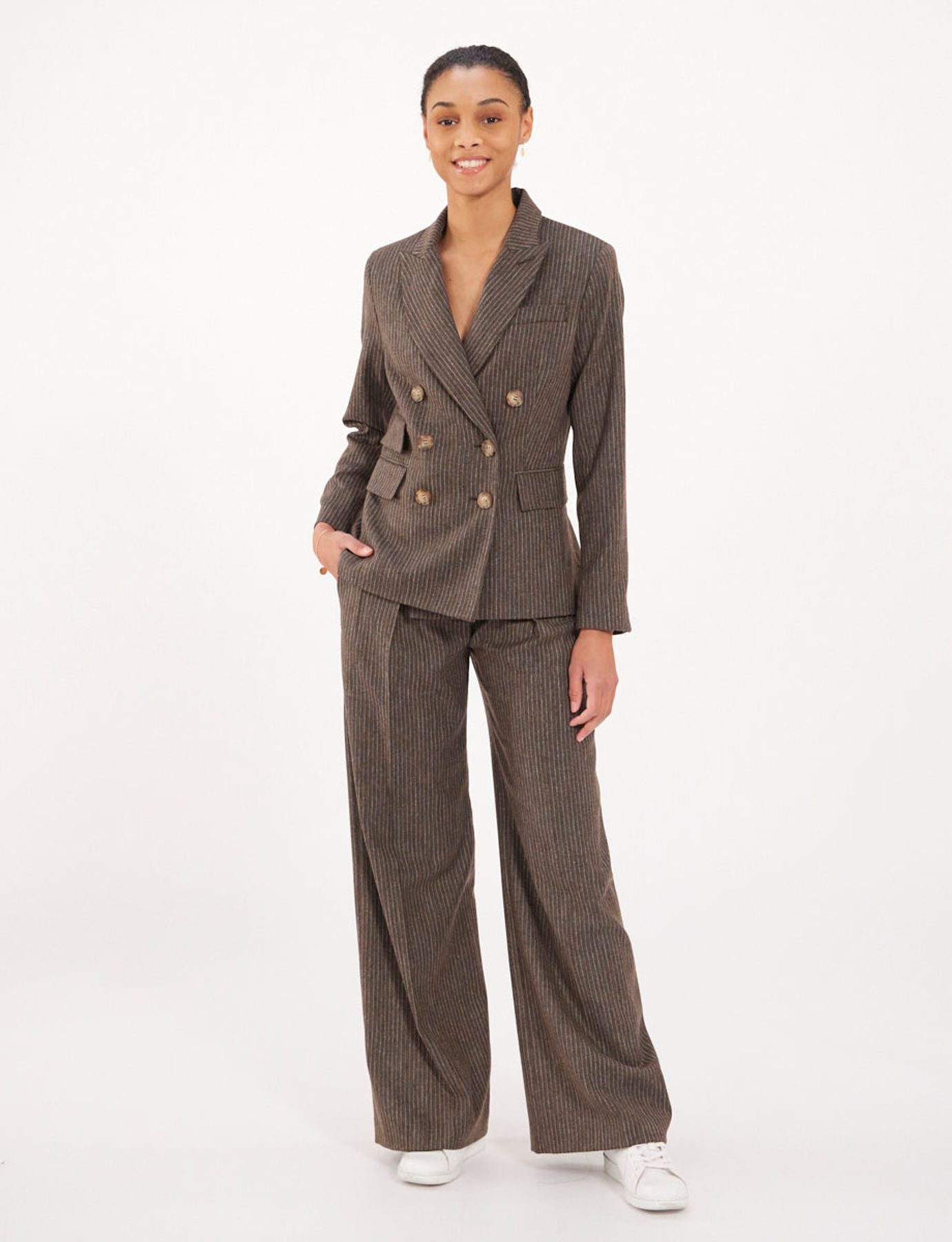 Blazer Maurice marron laine