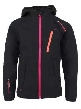 Blouson softshell fille GANSO - PEAK MOUNTAIN - Noir Noir