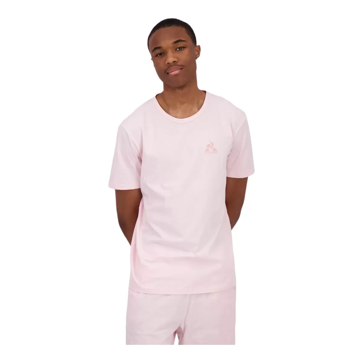 Bottines Le coq sportif monochrome tee ss n°3 m rose