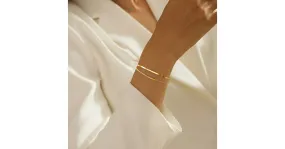 Bracelet multicouche en argent pour femme