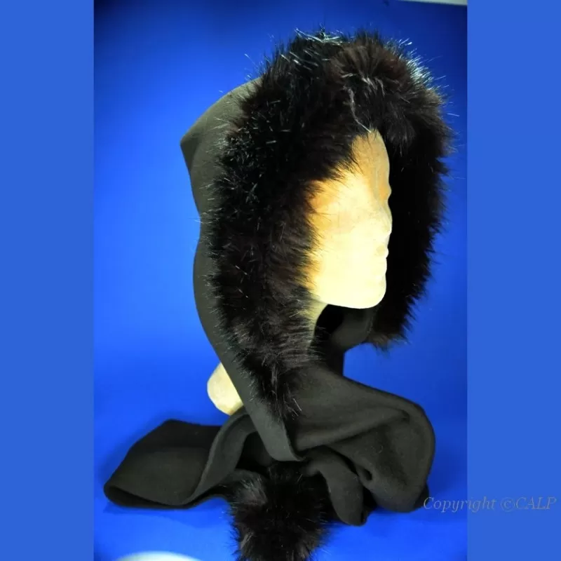 capuche polaire-capuche en polaire pour femmes-capuche hiver
