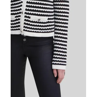 Cardigan marinière - Noir - IKKS WOMEN