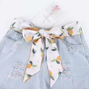 Ceinture foulard jaune Menton
