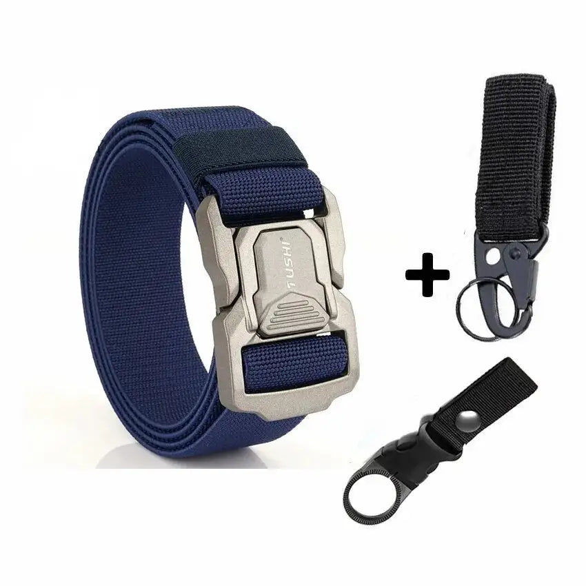 Ceinture militaire bleue