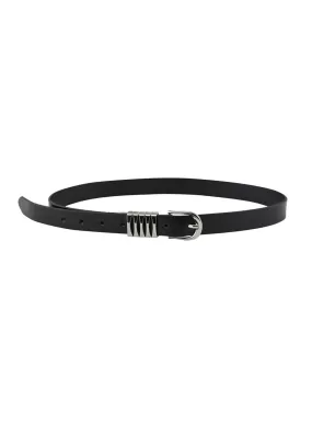 Ceinture Pieces Firse Cuir Noire pour Femme