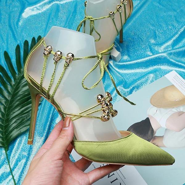 Chaussure élégantes talons hauts tête de mort pour femme