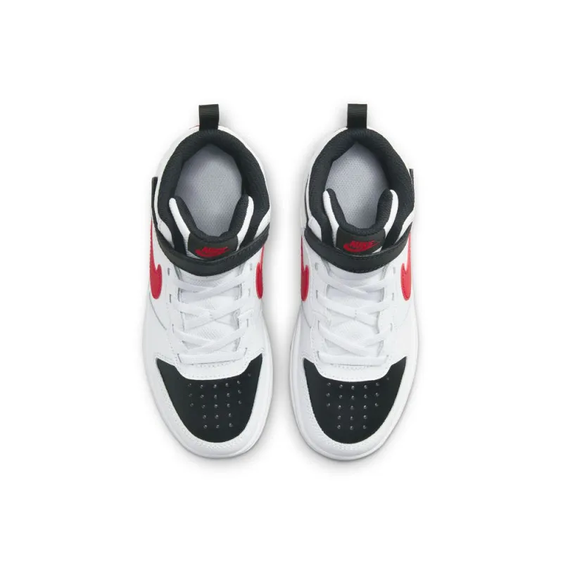 Chaussures Nike Court Borough Mid 2 pour petit enfant | CD7783-110