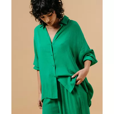 Chemise Market - Verte - GRACE MILA