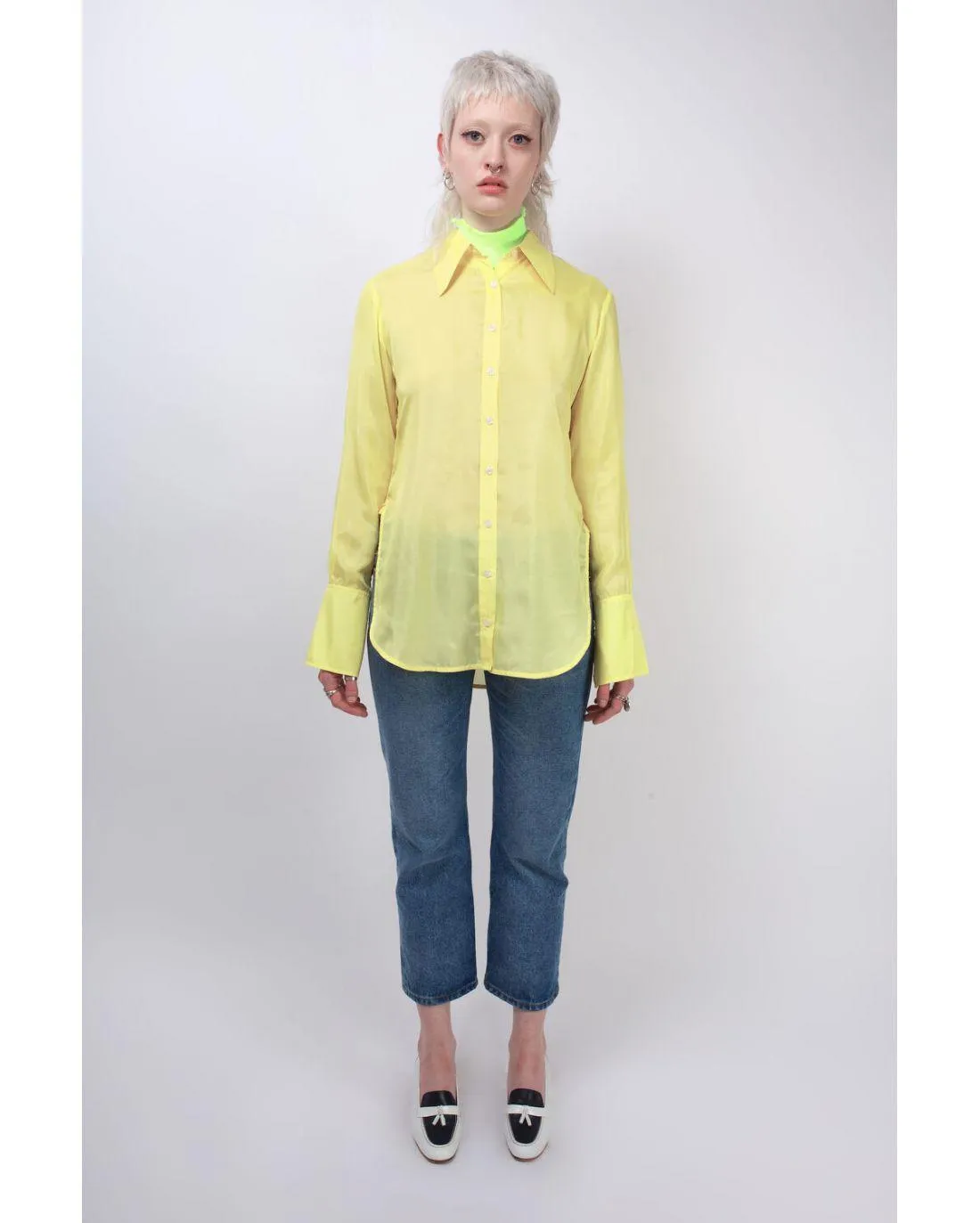 CHEMISE TASHA LIGHTWEIGHT SILK YELLOW - La Fetiche | Chez Maman Rouen