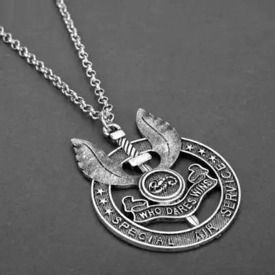 COLLIER MILITAIRE - ARMÉE DE L'AIR (ARGENT)