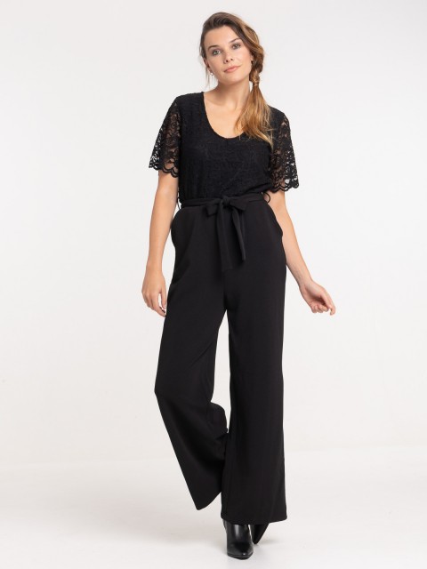 Combi Pantalon noir femme
