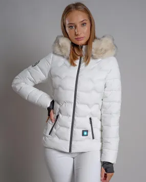 doudoune blanche femme