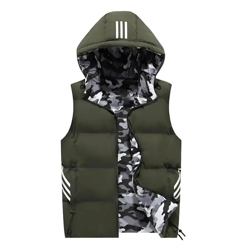 Doudoune militaire sans manche