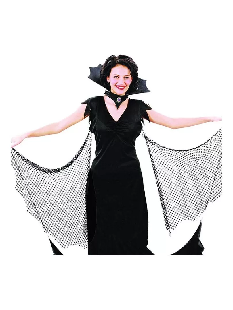 Déguisement Vampire chauve souris Femme Halloween - Noir Noir