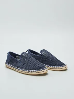 Espadrilles ajourées - Bleu