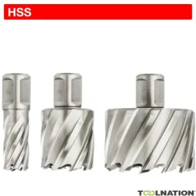 Euroboor 21005503201004 HCL.320 Carotteuse, HSS, D 32 mm, DoC 55 mm, Weldon