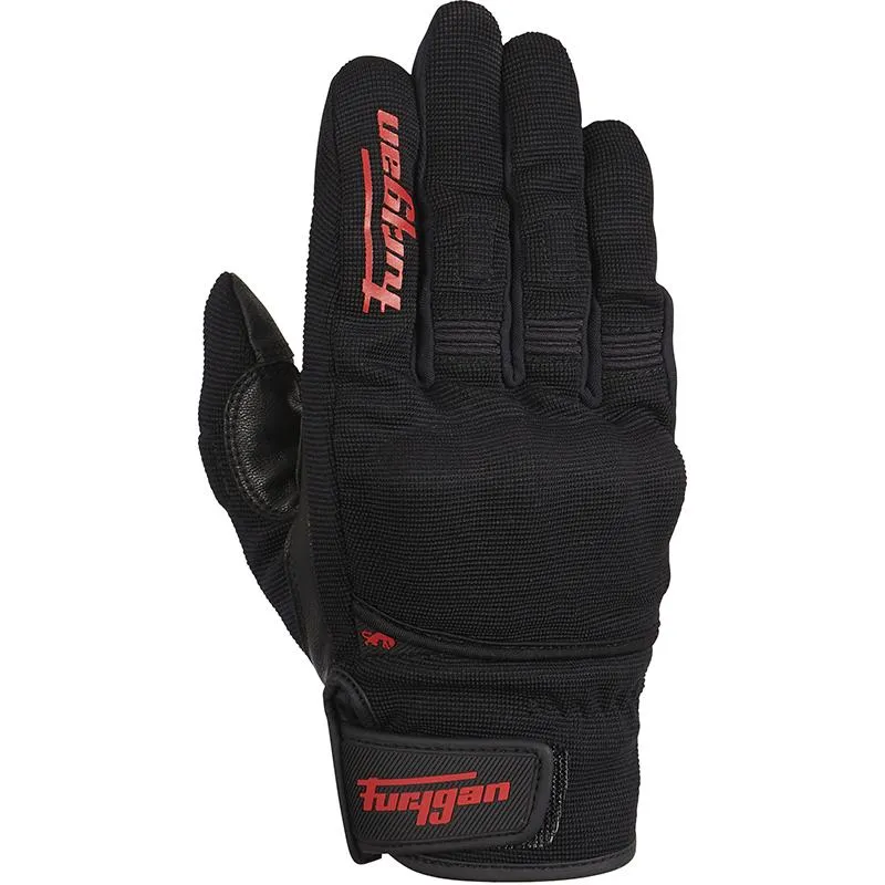 Gants JET LADY D3O FURYGAN noir/rouge - MAXXESS.FR, Gants moto été