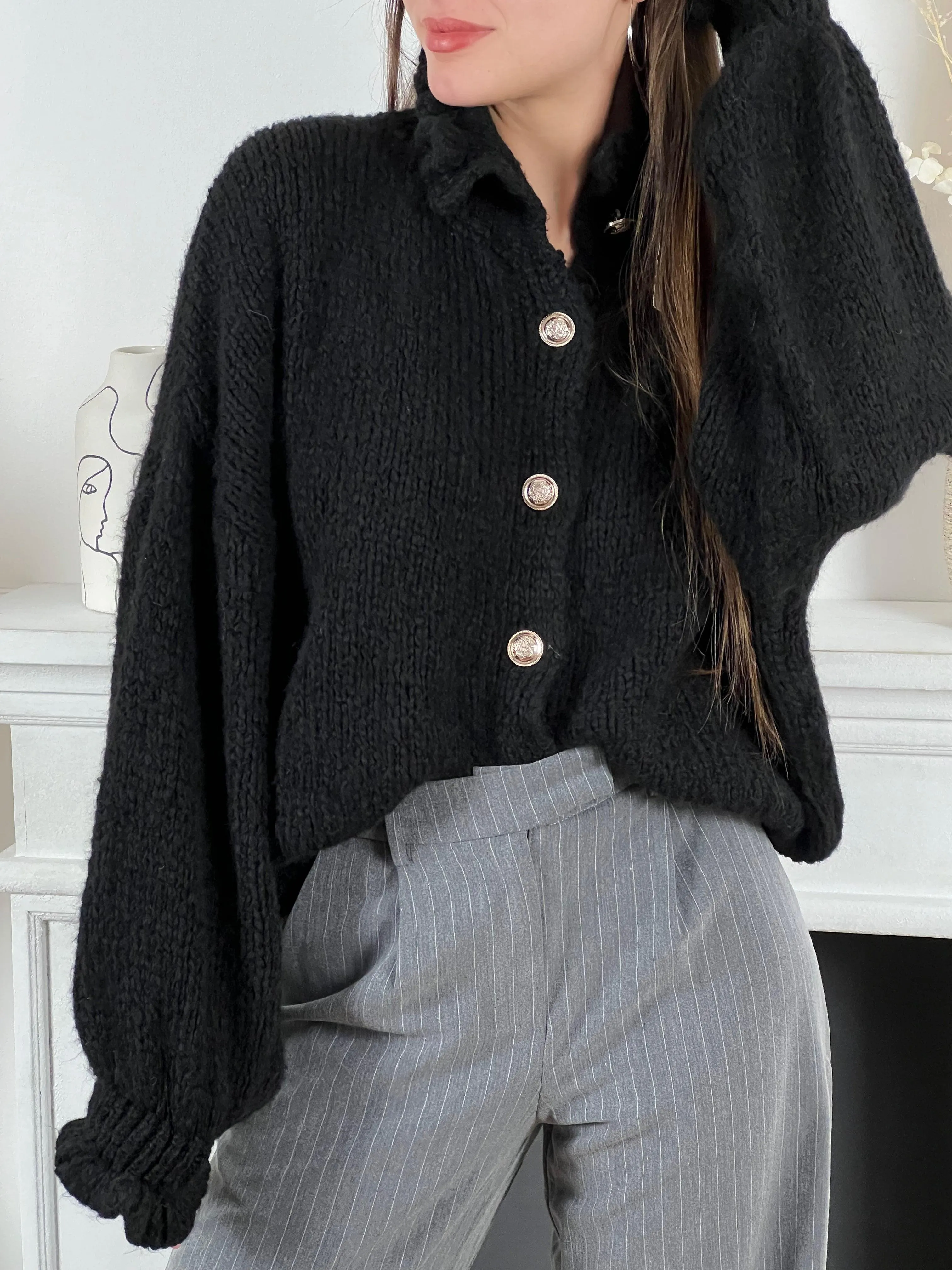 Gilet noir : Sandro