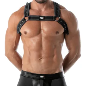 Harnais Bulldog Neoprene Tof Paris - Noir