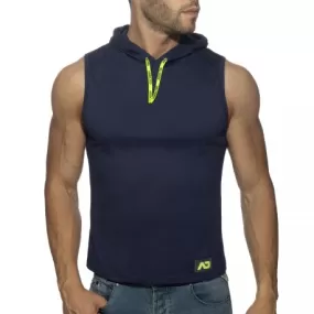 Hoody Band Cotton - marine - ADDICTED : vente débardeurs homme ADDI...