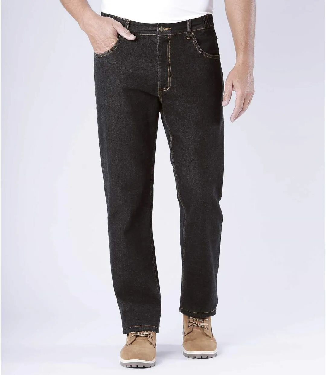 Jean Regular Stretch Confort Noir 