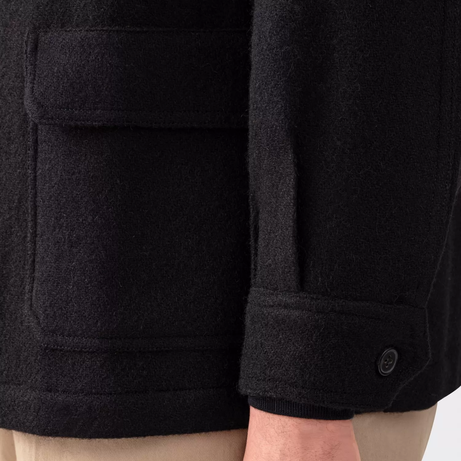Justo Gimeno : Teba Jacket Harris Tweed : Noir
