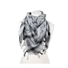 Keffieh Foulard Motifs Danseurs Accessoire de Mode et de Déguisement