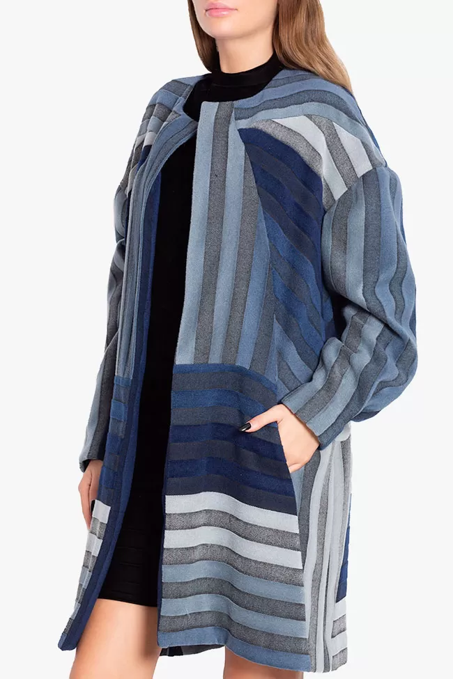 LOOMY Manteau en denim et laine