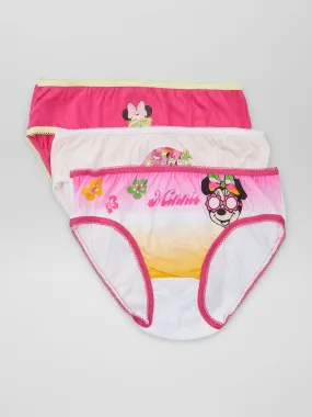 Lot de 3 culottes 'Minnie' - Rose