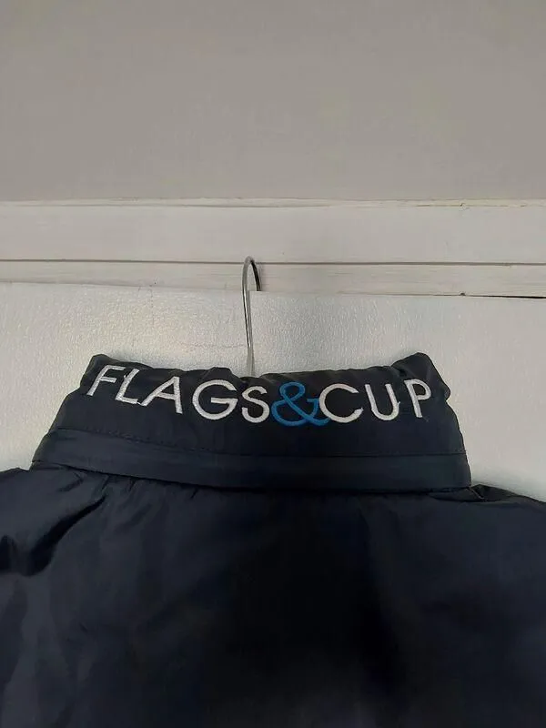 Manteau bleu Flags&Cup