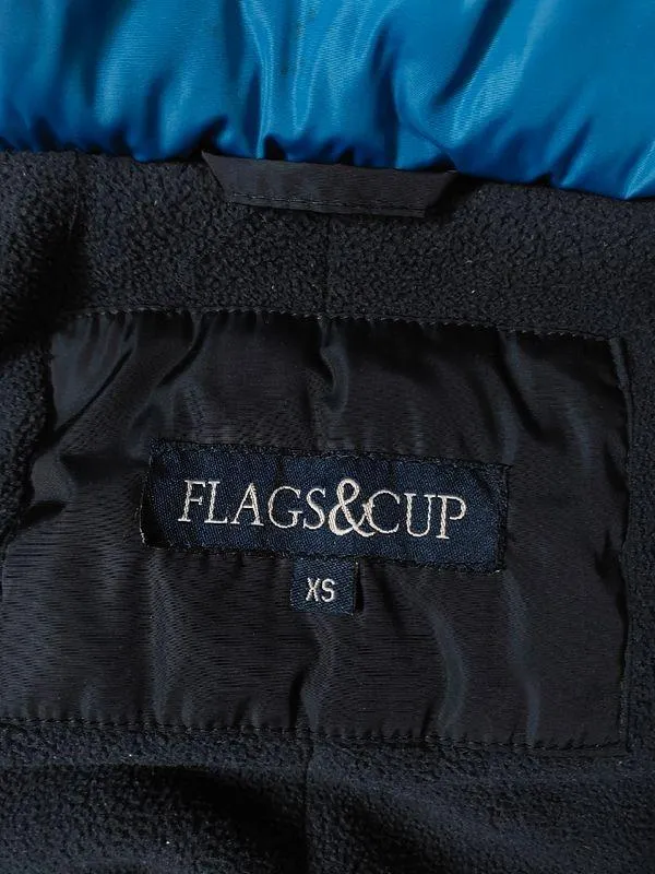 Manteau bleu Flags&Cup