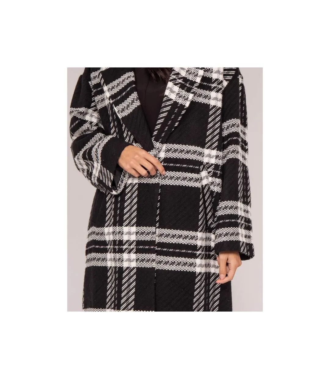 Manteau carreaux URENO - Dona X Lisa