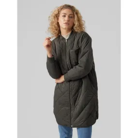 Manteau Col italien Long vert | 3 Suisses