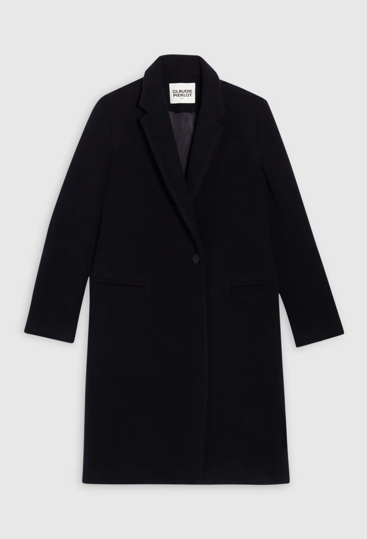 Manteau droit mi-long | Claudie FR