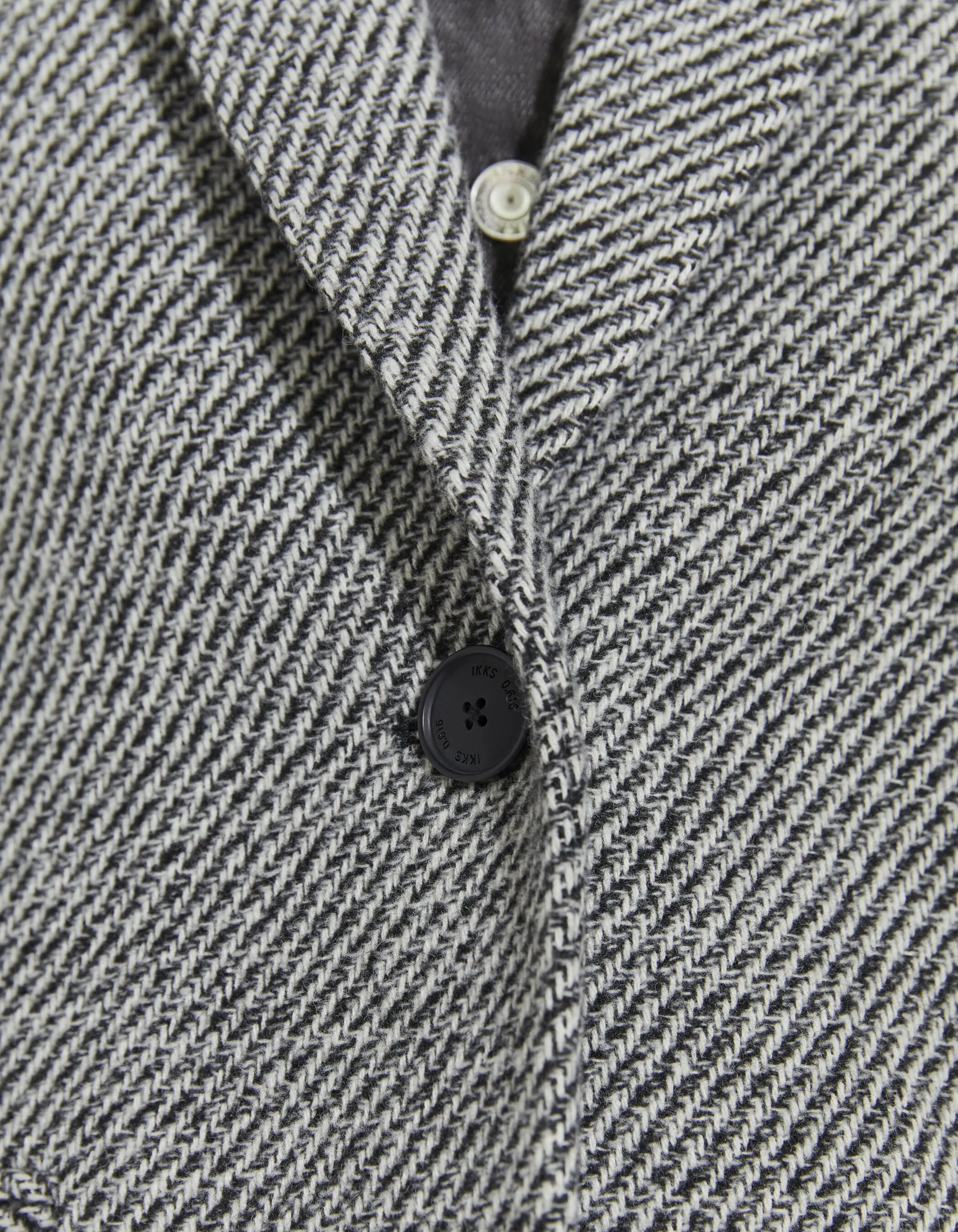 Manteau en mix laine gris et parmenture denim gris femme