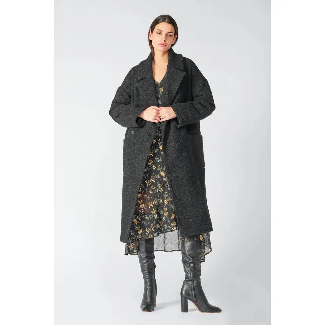 Manteau EVA noir | 3 Suisses