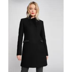 manteau noir femme