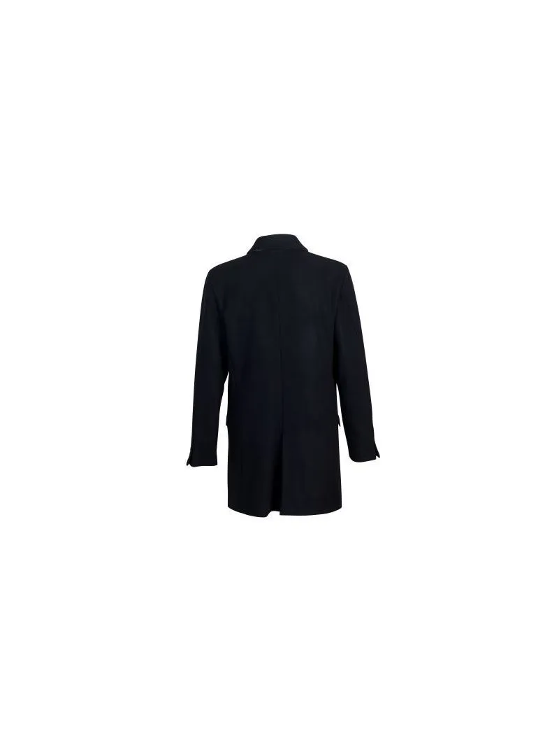 MENTON manteau homme ajusté laine imperméable Couleur Marine Taille 44