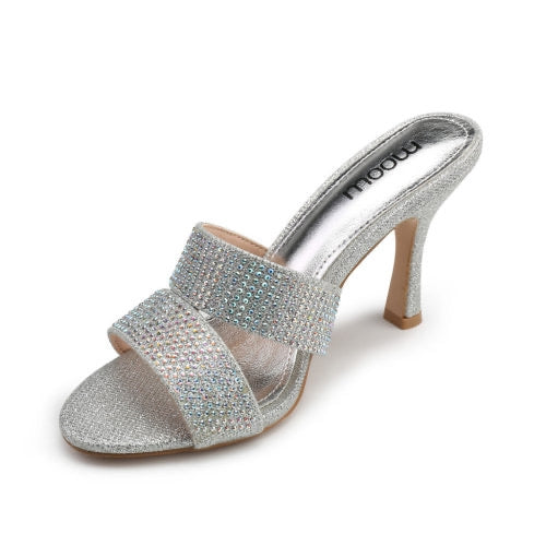 Mules à talons MJ2477 ARGENT