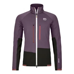 Ortovox Fleece Rib Jacket - Polaire en laine mérinos femme | Hardloop