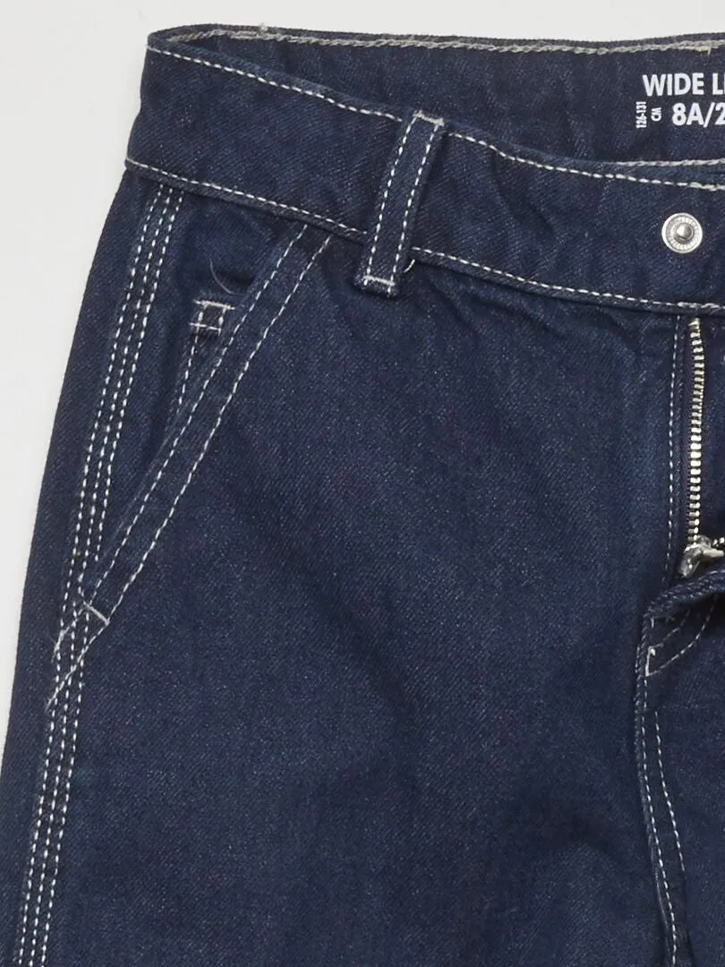 Pantalon denim découpes genoux - Rince