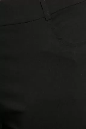 Pantalon Stretch Noir Coupe Droite