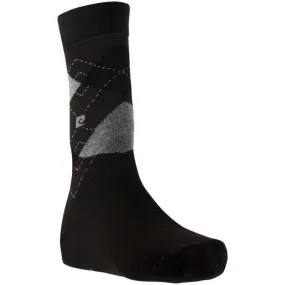 PIERRE CARDIN Chaussettes Homme Coton JACQUARD Chocolat