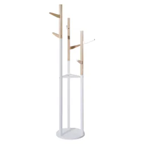 Porte-manteaux blanc en bois 30x135 | 3 Suisses
