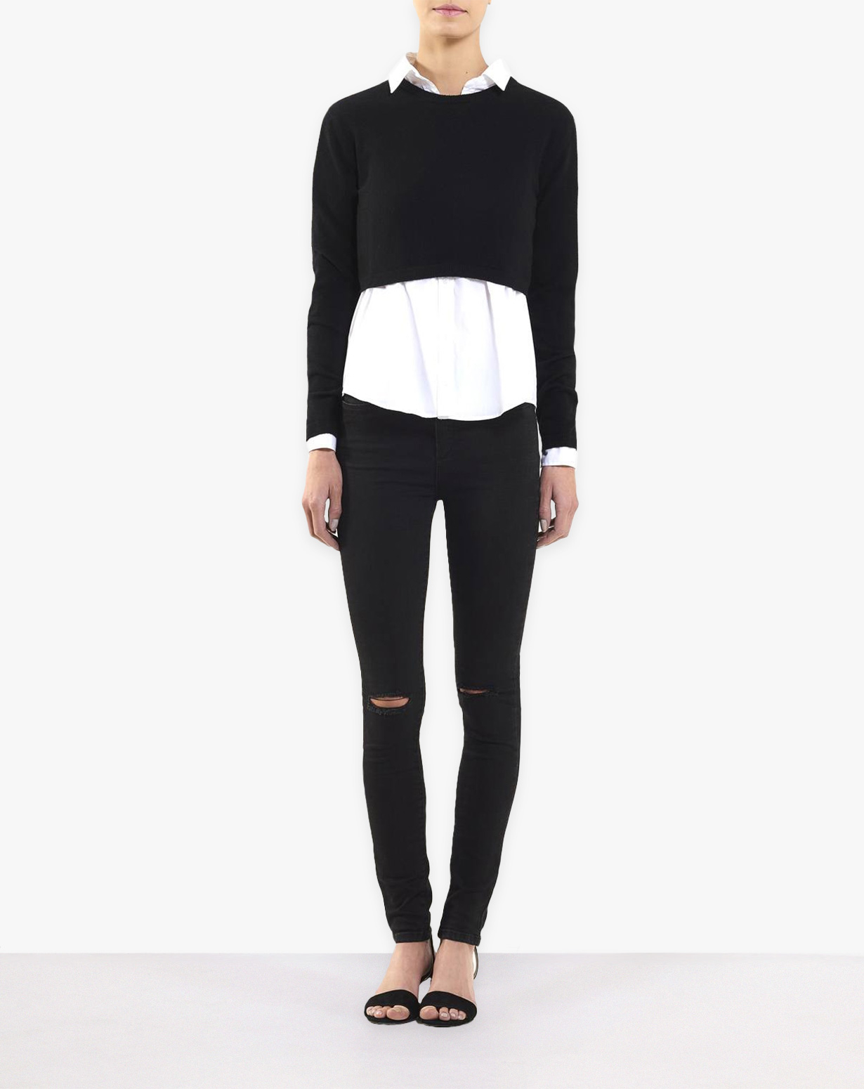 Pull Court en Cachemire Femme