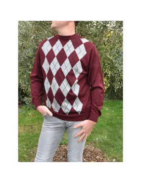 Pull en laine motif Jacquard