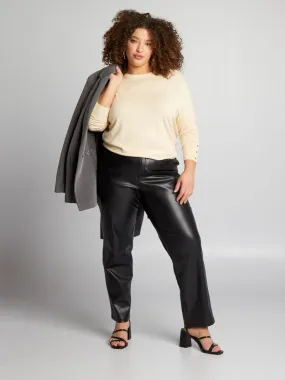 Pull en maille douce ultra-stretch - Beige